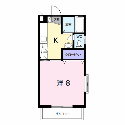 サンハイツ長者ヶ台Ｂ 101【管理NO：1-099213301-01010】 ★家具家電は申し込み後に搬入します★ ★2026年10月中旬入居可能★の外観画像
