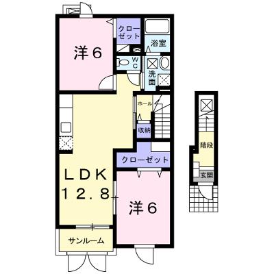 クレール 204【管理NO：1-018201501-02040】 ★家具家電は申し込み後に搬入します 2026年08月下旬入居可能の外観画像