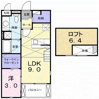 グレイスヴィラ川中島　Ａ 201【管理NO：1-015416001-02010】 ★家具家電は申し込み後に搬入しますの外観画像