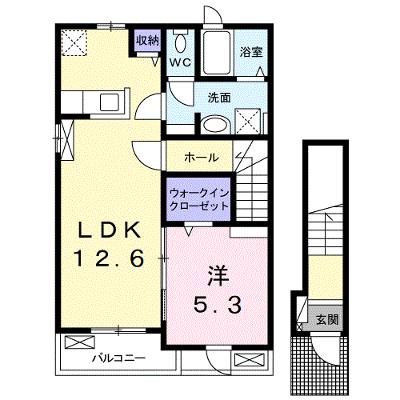 サンフラワーＡ 201【管理NO：1-027609901-02010】 ★家具家電は申し込み後に搬入します 2026年07月中旬入居可能の外観画像