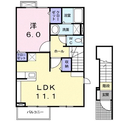 サニーパティオＣ・Ｏ 202【管理NO：1-015227401-02020】 ★家具家電は申し込み後に搬入します 2026年08月上旬入居可能の外観画像