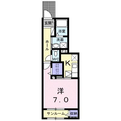 フリーデンハイム中浜 102【管理NO：1-027502401-01020】 ★家具家電は申し込み後に搬入します 2026年08月上旬入居可能の外観画像