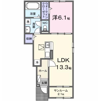 リッツメゾンＢ 106【管理NO：1-028658902-01050】 ★家具家電は申し込み後に搬入します 2026年12月上旬入居可能の外観画像
