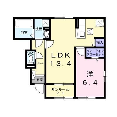 リッツメゾンＡ 102【管理NO：1-028658901-01020】 ★家具家電は申し込み後に搬入します 2026年12月上旬入居可能の外観画像