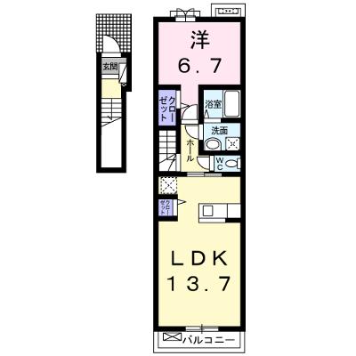 Ｂｌｕｅ　ｍｏｏｎ 202【管理NO：1-018556201-02020】 ★家具家電は申し込み後に搬入します 2026年08月中旬入居可能の外観画像