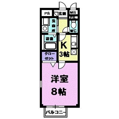 フレ－シュ西春 202【管理NO：1-011794701-02020】 ★家具家電は申し込み後に搬入します★ ★2026年08月中旬入居可能★の外観画像