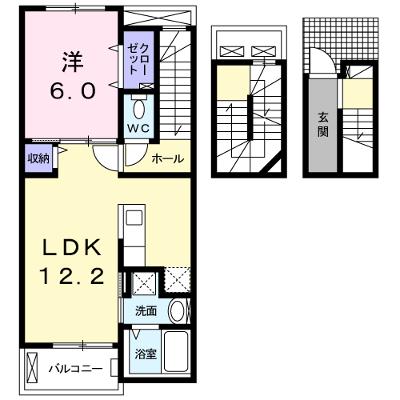 ロジェ 305【管理NO：1-024350501-03040】 ★家具家電は申し込み後に搬入します 2026年08月上旬入居可能の外観画像