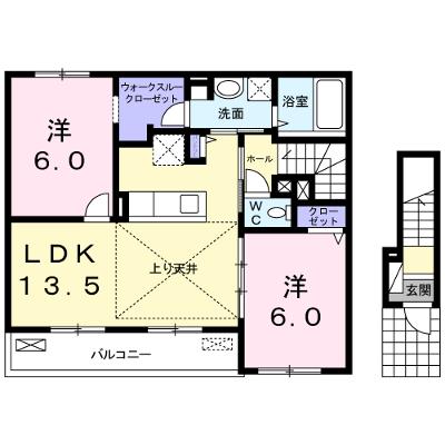 エスポワール 202【管理NO：1-022979801-02020】 ★家具家電は申し込み後に搬入します 2026年07月中旬入居可能の外観画像