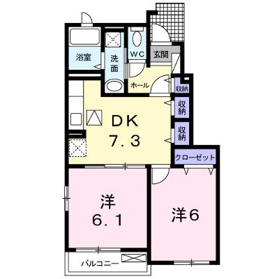 メゾン　ド　トフワ－ジュ　Ⅱ 103【管理NO：1-016320802-01030】 2026年08月下旬入居可能の外観画像