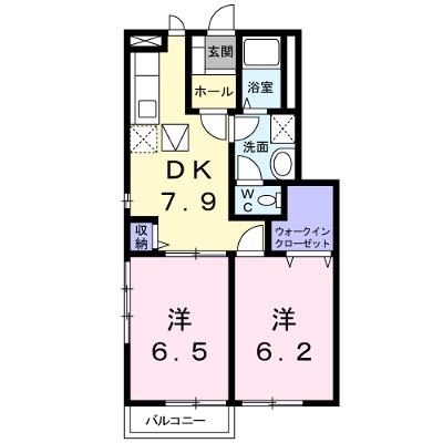 リーナハイツⅡ 105【管理NO：1-010679401-01040】 ★家具家電は申し込み後に搬入しますの外観画像