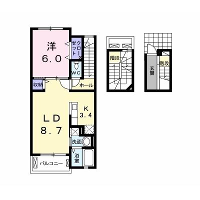 ベレッツァ　レガーロ 302【管理NO：1-022717901-03020】 ★家具家電は申し込み後に搬入します 2026年07月下旬入居可能の外観画像