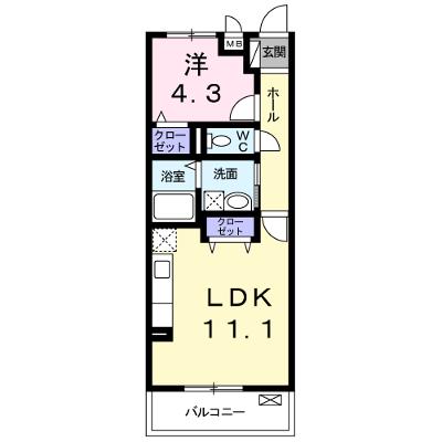 グラン　シエル 305【管理NO：1-019304801-03040】 ★家具家電は申し込み後に搬入します 2026年07月中旬入居可能の外観画像
