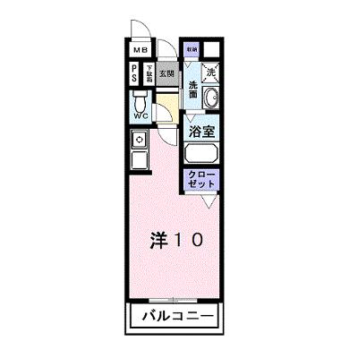トゥ－・ル・モンド 103【管理NO：1-011599901-01030】 ★家具家電は申し込み後に搬入します★の外観画像