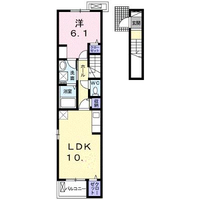 ベッラ　ヴィタ 202【管理NO：1-025523901-02020】 ★家具家電は申し込み後に搬入します★の外観画像