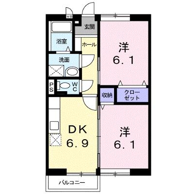 エーデルハウス　ローゼ 201【管理NO：1-007525001-02010】 ★家具家電は申し込み後に搬入します★の外観画像