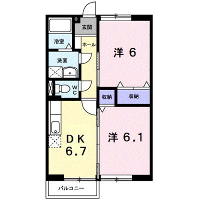 エーデルハウス　ローゼ 203【管理NO：1-007525001-02030】 ★家具家電は申し込み後に搬入します★の外観画像
