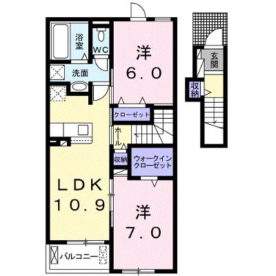 ＢＡＮＺＯ　Ⅱ 202【管理NO：1-025278802-02020】 ★家具家電は申し込み後に搬入します★ ★2026年08月下旬入居可能★の外観画像