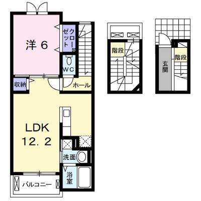 エスカーザ 302【管理NO：1-020246602-03020】 ★家具家電は申し込み後に搬入します★ ★2026年08月中旬入居可能★の外観画像