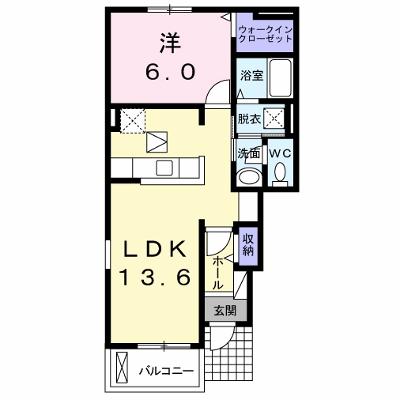 プランタンコートⅤ 101【管理NO：1-019891301-01010】 ★家具家電は申し込み後に搬入します★の外観画像