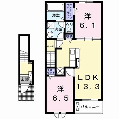 デュオブライト　Ⅰ 202【管理NO：1-027575401-02020】 ★家具家電は申し込み後に搬入します★の外観画像