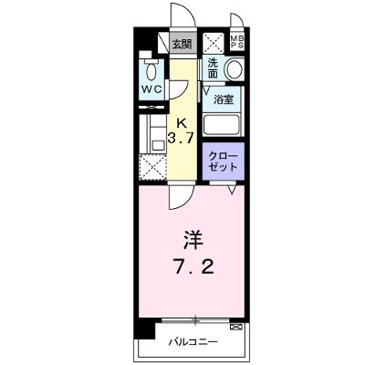 ａｕｂｅ春の町 305【管理NO：1-013487801-03040】 ★家具家電は申し込み後に搬入します 2026年08月上旬入居可能の外観画像