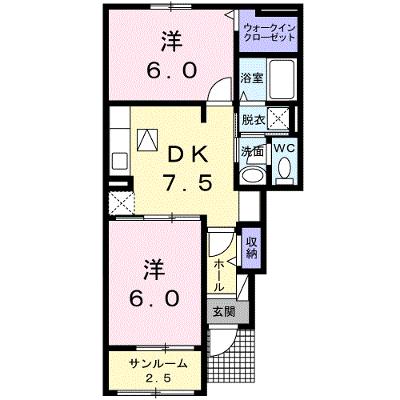 エル　カターサＢ 102【管理NO：1-019632202-01020】 ★家具家電は申し込み後に搬入します 2026年07月下旬入居可能の外観画像