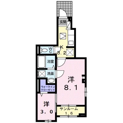 ソフィア　グレイス 101【管理NO：1-024739801-01010】 ★家具家電は申し込み後に搬入します★の外観画像