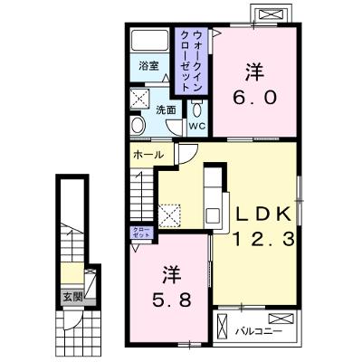 エクセレント　Ｎ－Ⅵ 203【管理NO：1-023912302-02030】 ★家具家電は申し込み後に搬入します 2026年08月中旬入居可能の外観画像