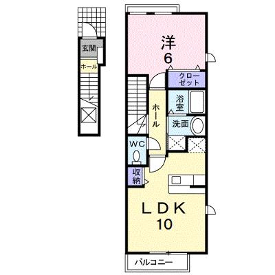 グランツ西原 201【管理NO：1-016913501-02010】 ★家具家電は申し込み後に搬入します 2026年08月上旬入居可能の外観画像