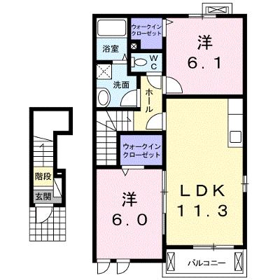 クロノス　Ⅱ 202【管理NO：1-016590901-02020】 ★家具家電は申し込み後に搬入します★の外観画像