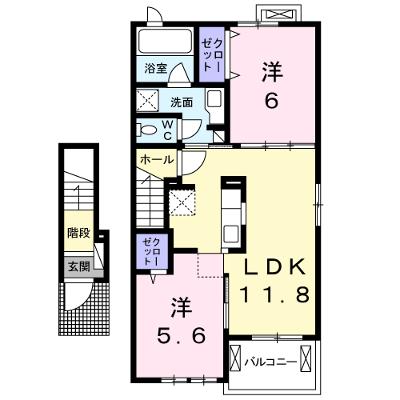 ベル・ガーデン　Ａ 205【管理NO：1-022049601-02040】 ★家具家電は申し込み後に搬入します 2026年08月上旬入居可能の外観画像