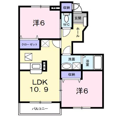 プロムナードⅡ 101【管理NO：1-011405402-01010】 ★家具家電は申し込み後に搬入します 2026年08月中旬入居可能の外観画像