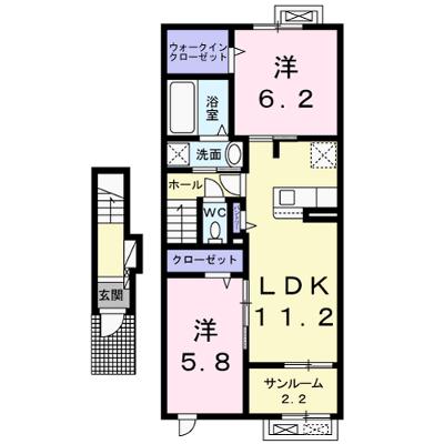 オリーブ．Ｎ 203【管理NO：1-028692701-02030】 ★家具家電は申し込み後に搬入します 2027年01月下旬入居可能の外観画像