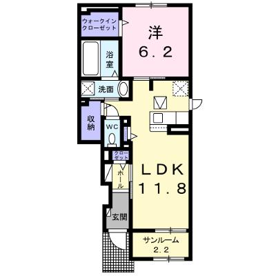 オリーブ．Ｎ 104【管理NO：1-028692701-01040】 ★家具家電は申し込み後に搬入します 2027年01月下旬入居可能の外観画像