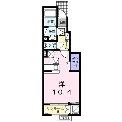 フロレスタⅡ 105【管理NO：1-026955201-01040】 ★家具家電は申し込み後に搬入します 2026年08月中旬入居可能の外観画像