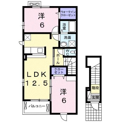 ポンテ・カリーノ 201【管理NO：1-017476701-02010】 ★家具家電は申し込み後に搬入します★ ★2026年09月中旬入居可能★の外観画像