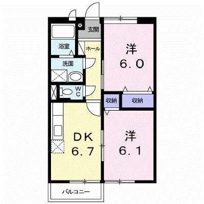 メゾンファミール　Ｂ棟 202【管理NO：1-007504502-02020】 ★家具家電は申し込み後に搬入します★の外観画像