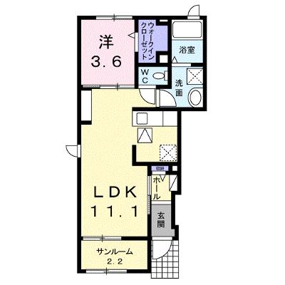 アルパーダ 101【管理NO：1-023964901-01010】 ★家具家電は申し込み後に搬入します 2026年08月上旬入居可能の外観画像