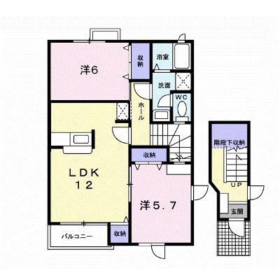 ライスインパクトＡ 203【管理NO：1-013465701-02030】 ★家具家電は申し込み後に搬入します 2026年08月中旬入居可能の外観画像
