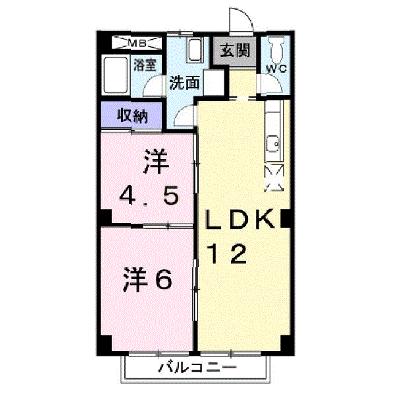 パルネット山口 204【管理NO：1-001277601-02040】 ★家具家電は申し込み後に搬入します 2026年07月下旬入居可能の外観画像