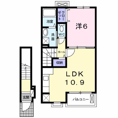 ウィスティリアⅤ 202【管理NO：1-018230401-02020】 ★家具家電は申し込み後に搬入します 2026年08月中旬入居可能の外観画像