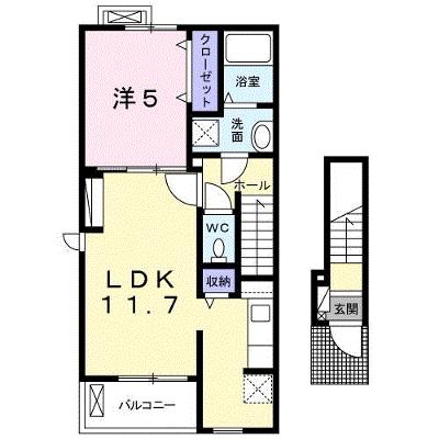 リズィエールⅠ 201【管理NO：1-019353601-02010】 ★家具家電は申し込み後に搬入します 2026年07月下旬入居可能の外観画像