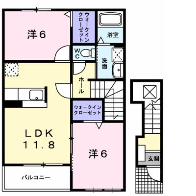アンソレイエ　Ⅴ 202【管理NO：1-014443201-02020】 ★家具家電は申し込み後に搬入します 2026年07月上旬入居可能の外観画像