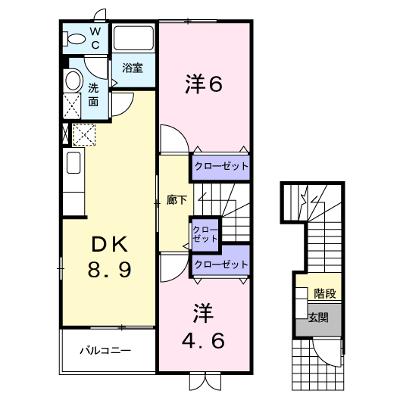 シャルマンＣ 201【管理NO：1-012297403-02010】 ★家具家電は申し込み後に搬入します★の外観画像