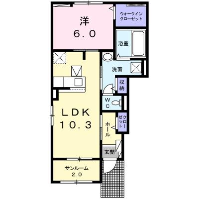 グレースハイランド上田Ⅰ 101【管理NO：1-024959201-01010】 ★家具家電は申し込み後に搬入しますの外観画像
