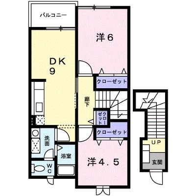 メロディーハイム 201【管理NO：1-011269801-02010】 ★家具家電は申し込み後に搬入します 2026年08月上旬入居可能の外観画像
