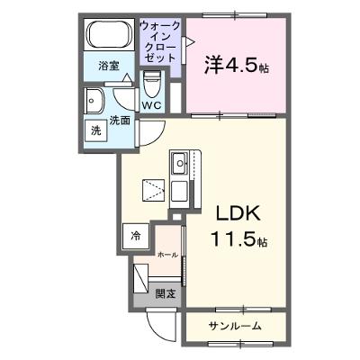 ハレレア　テラス 105【管理NO：1-028505501-01050】 ★家具家電は申し込み後に搬入します★ ★2026年10月上旬入居可能★の外観画像