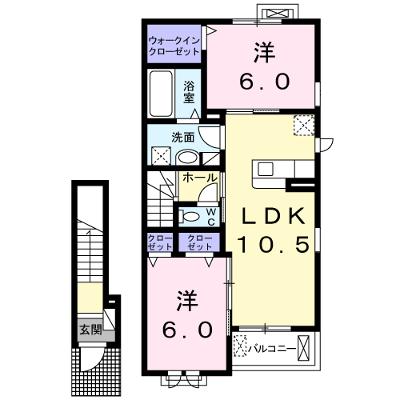 サン　フィオーレ　Ｂ 203【管理NO：1-023954402-02030】 ★家具家電は申し込み後に搬入します 2026年08月中旬入居可能の外観画像