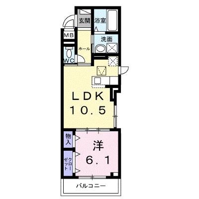 クラリエートⅡ 101【管理NO：1-027869901-01010】 ★家具家電は申し込み後に搬入します 2026年09月中旬入居可能の外観画像