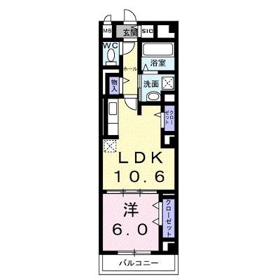 ディアコート本厚木 403【管理NO：1-026835001-04030】 ★家具家電は申し込み後に搬入します 2026年08月下旬入居可能の外観画像